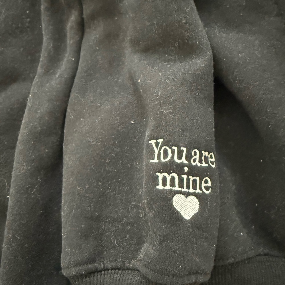 White Sweatshirt with Black Script - image 7